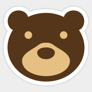 Brown (Bear) Bag Sticker